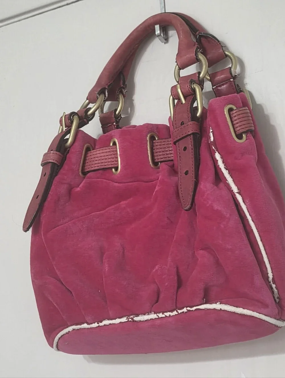Juicy Couture removed leather